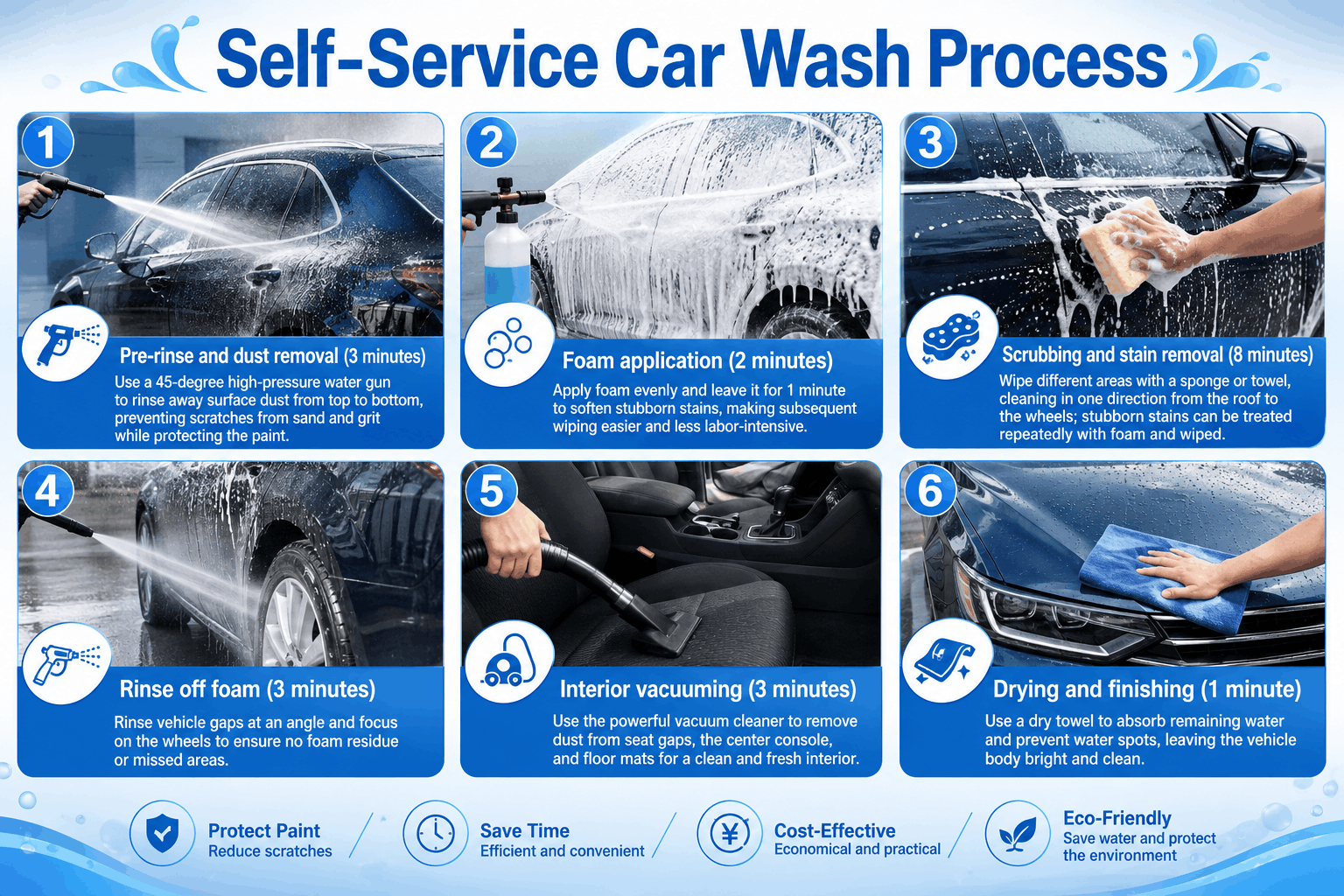Self-Service Car Wash Process